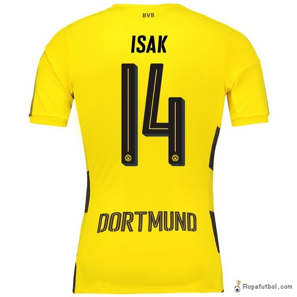 Camiseta Borussia Dortmund Replica Primera Ropa Isak 2017/18